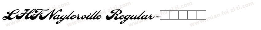 LHFNaylorville Regular字体转换